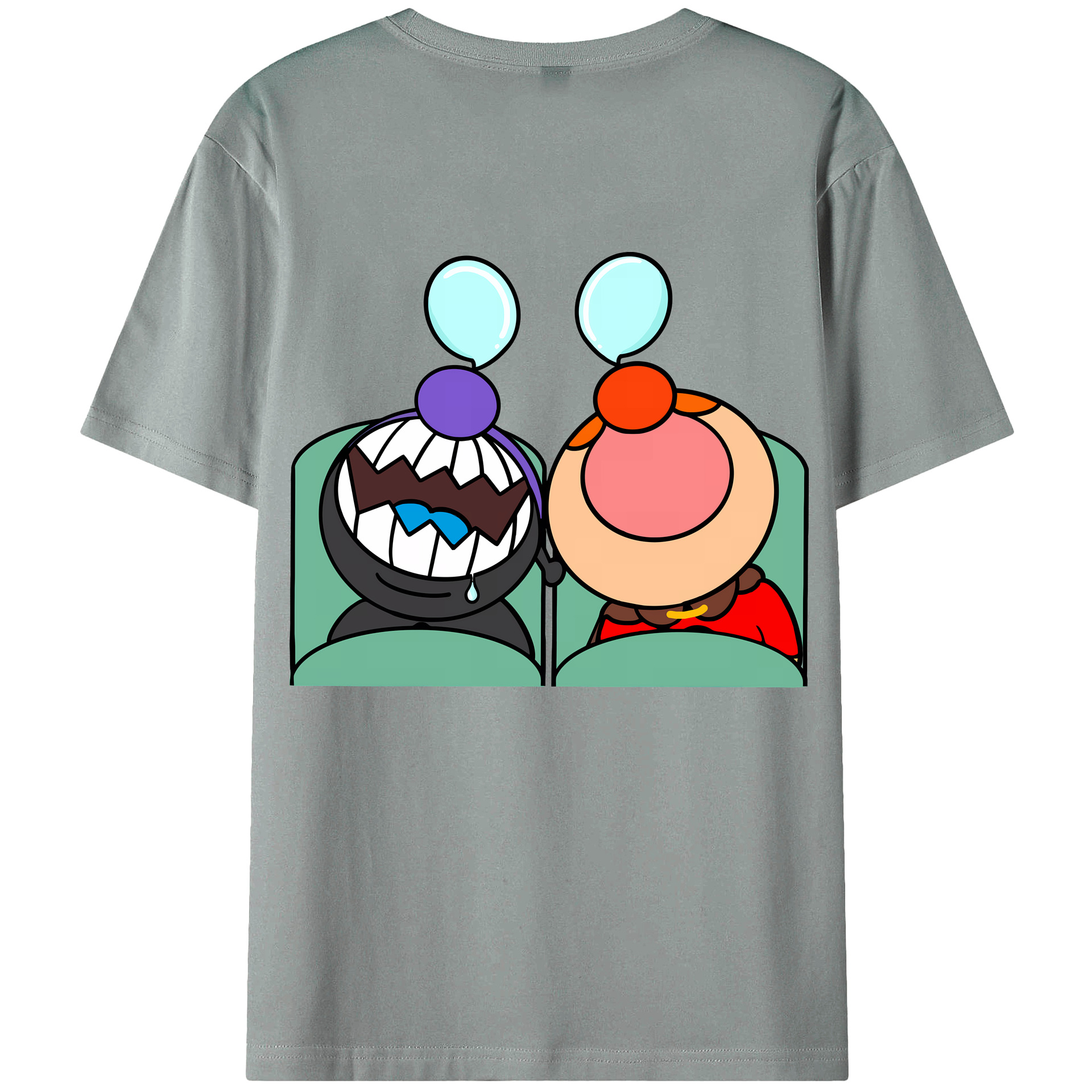（画像用） アンパンマン Anpanman 綿100％ メンズ半袖Tシャツ（バックプリント） 通気性